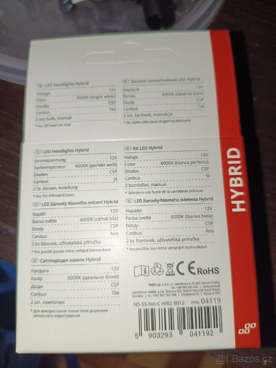 Led žárovky hir2 - 4