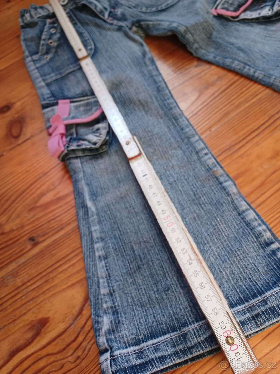 2x dívčí džíny 110 - 4