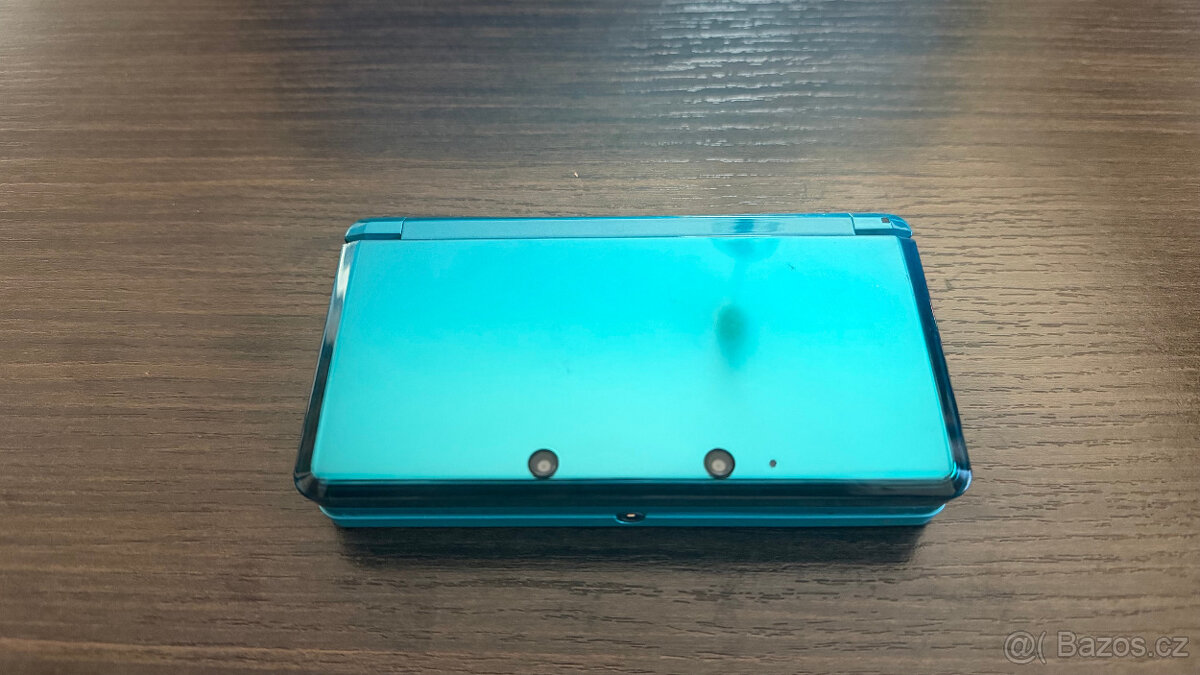 Nintendo 3DS aqua blue - TOP STAV - 4