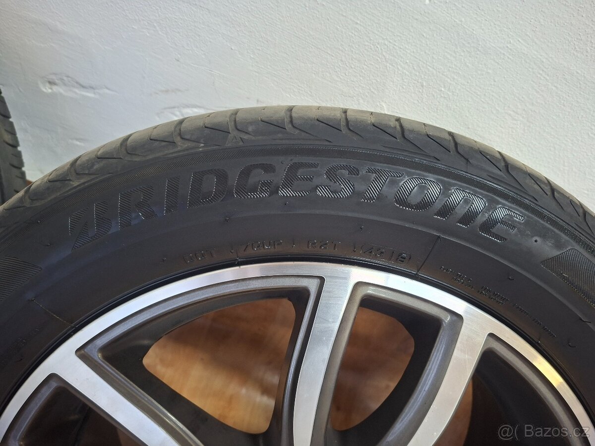 Alu kola R17 5x112 MAK + letní pneu 225/55/17 Bridgestone - 4