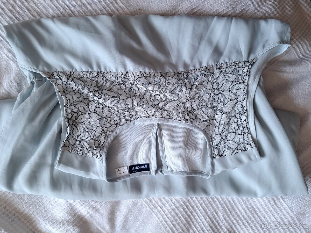 Tyrkysové světlounké letní šaty esmara 42 (40) cena dohodou - 4