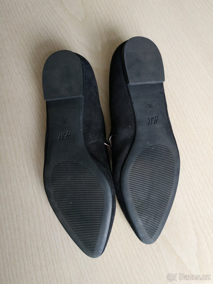 Elegantní černé lodičky H&M – velikost 36 - 4