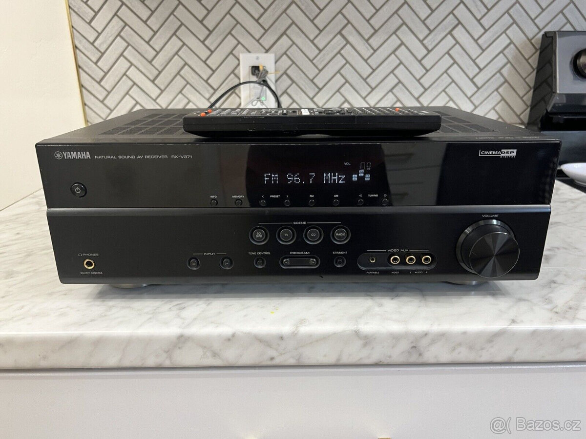 Yamaha RX-V471 USB 5.1 HDMI AV receiver s DO, kal. mic - 4