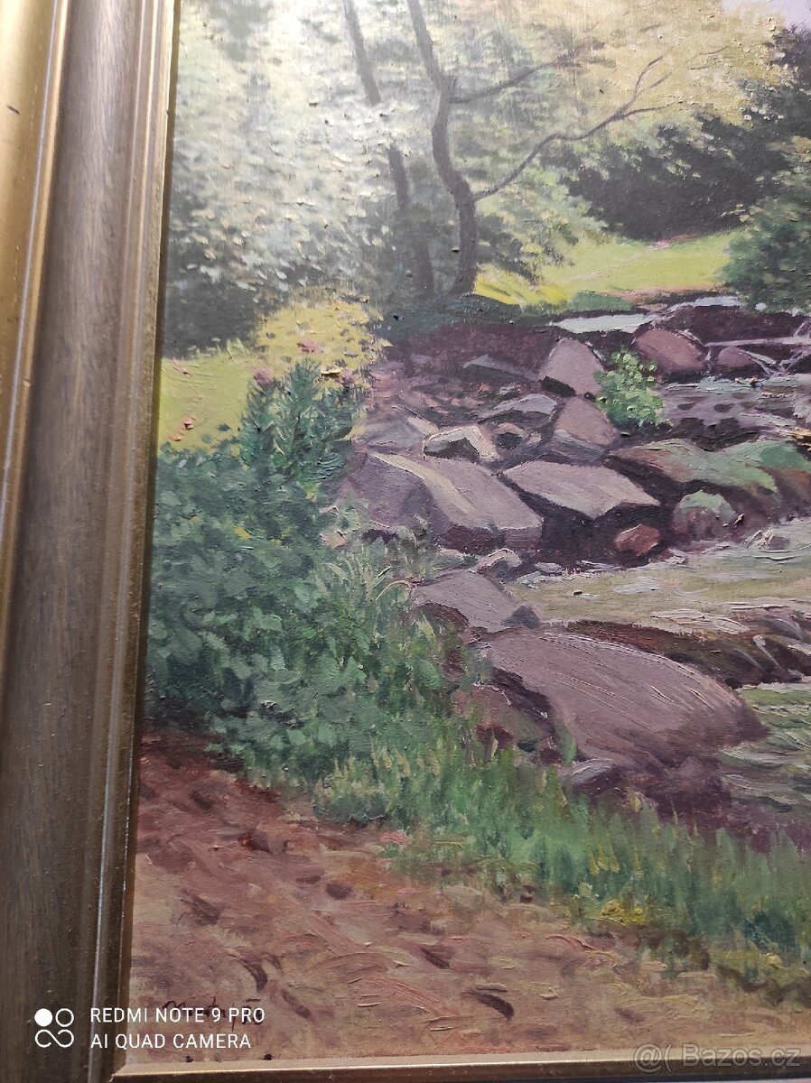 Obraz olej na kartonu - 4