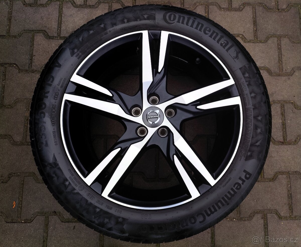 Alu kola originál Volvo XC40, XC60, V90 CC 5x108 R19 - 4