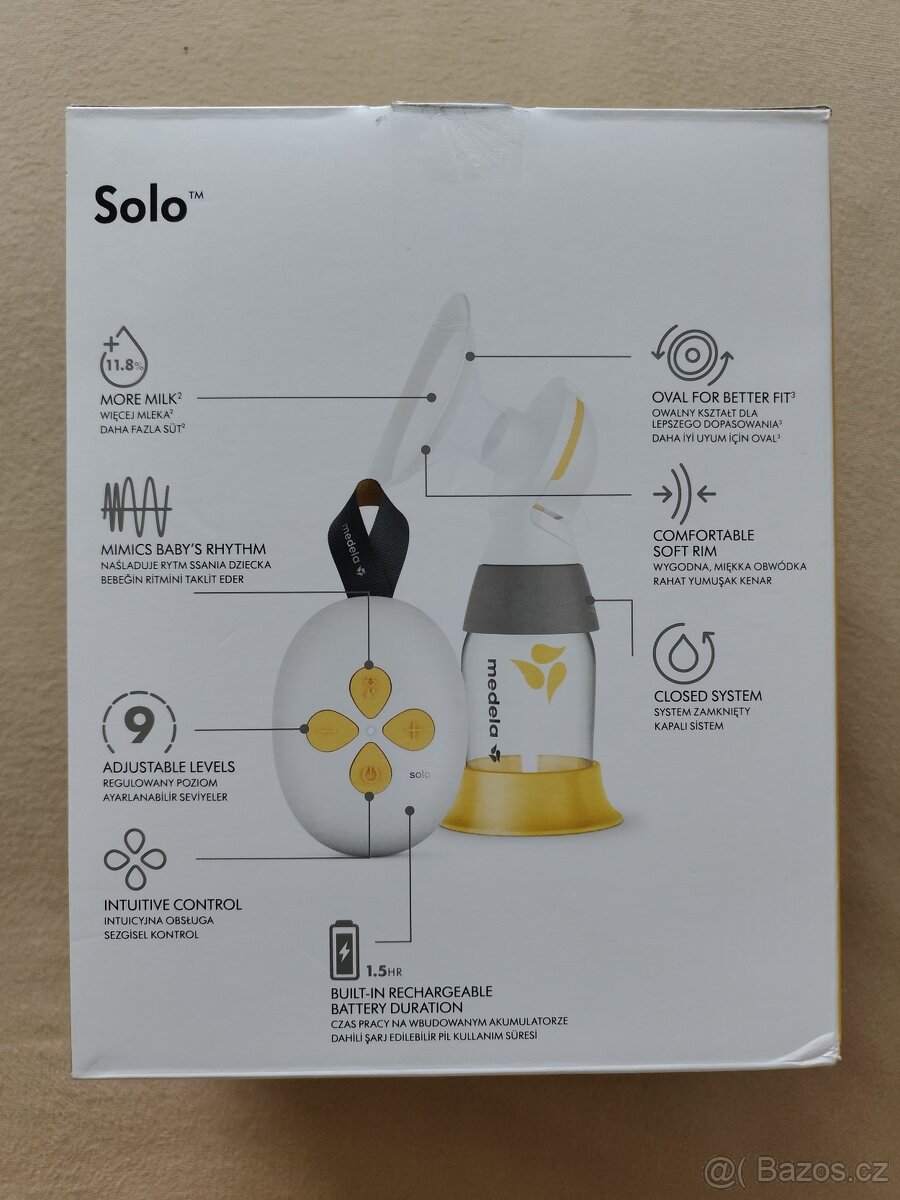 Elektrická odsávačka Medela Solo - 4