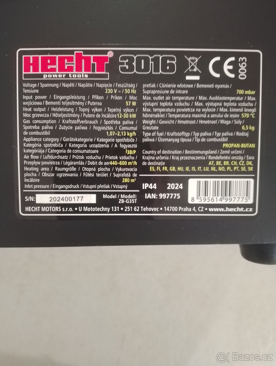 Plynová turbína Hecht 30KW - 4