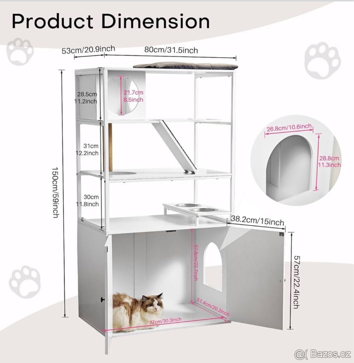 Nový mul6 domek pro kočky - 4