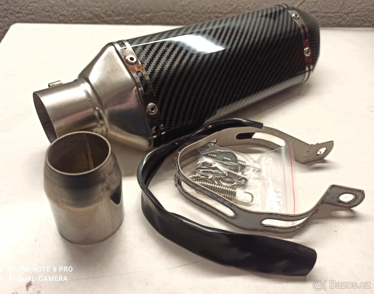 Výfuk karbonový univerzál na všechny moto i skútry - 4