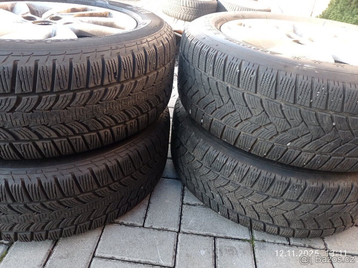 2x kompletní ZIMNI al kola 17" ORIGINAL HYUNDAI TUCSON - 4