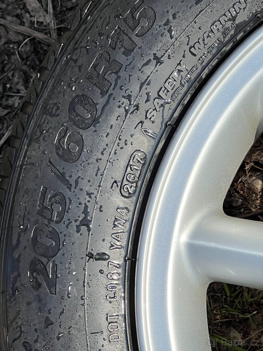 Zimni kola BMW 5x120 e36 205/60 R15, IS47 - 4