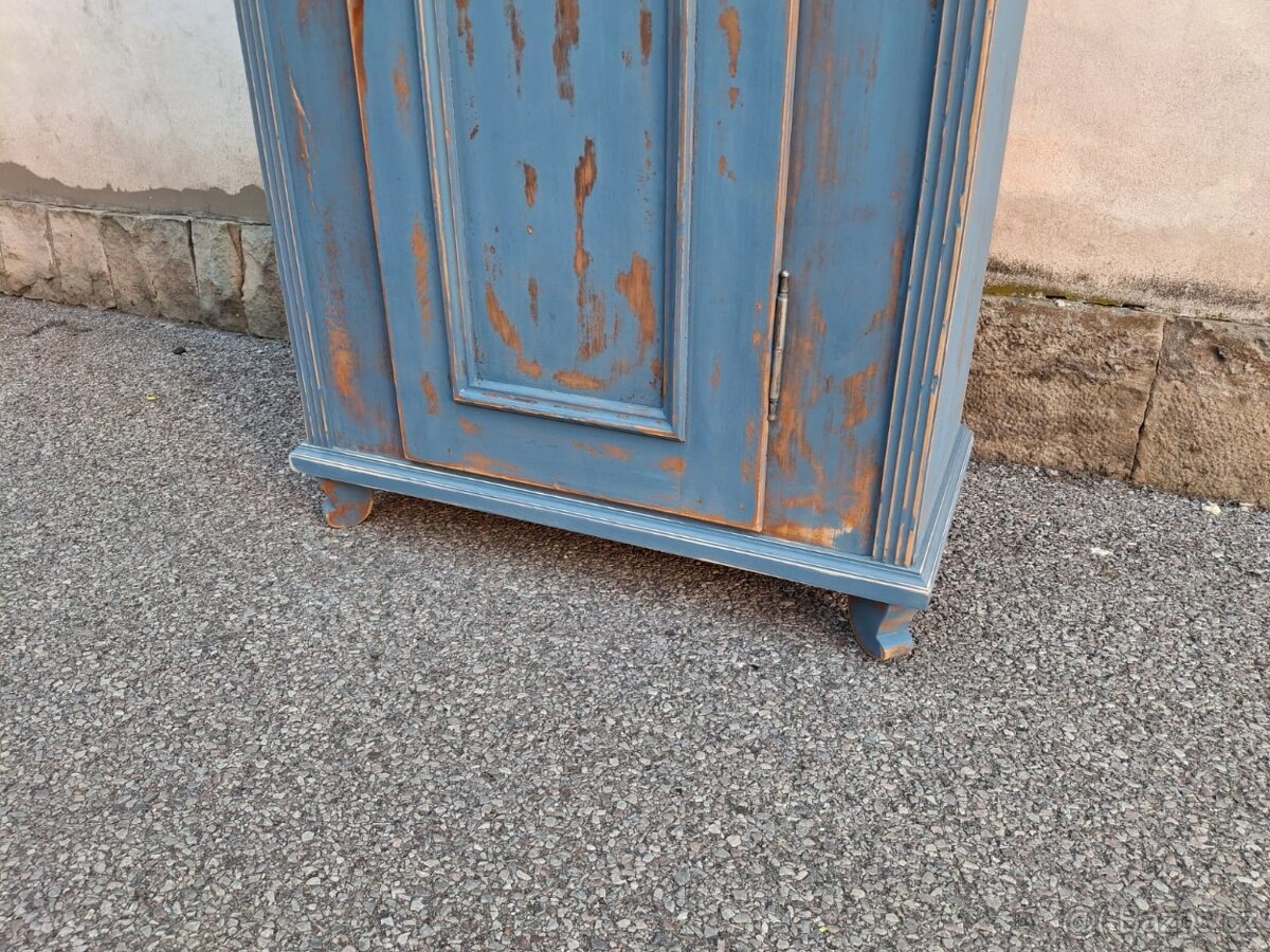 KRÁSNÁ STARÁ ZDOBENÁ POTRAVINKA V PATINĚ - 4