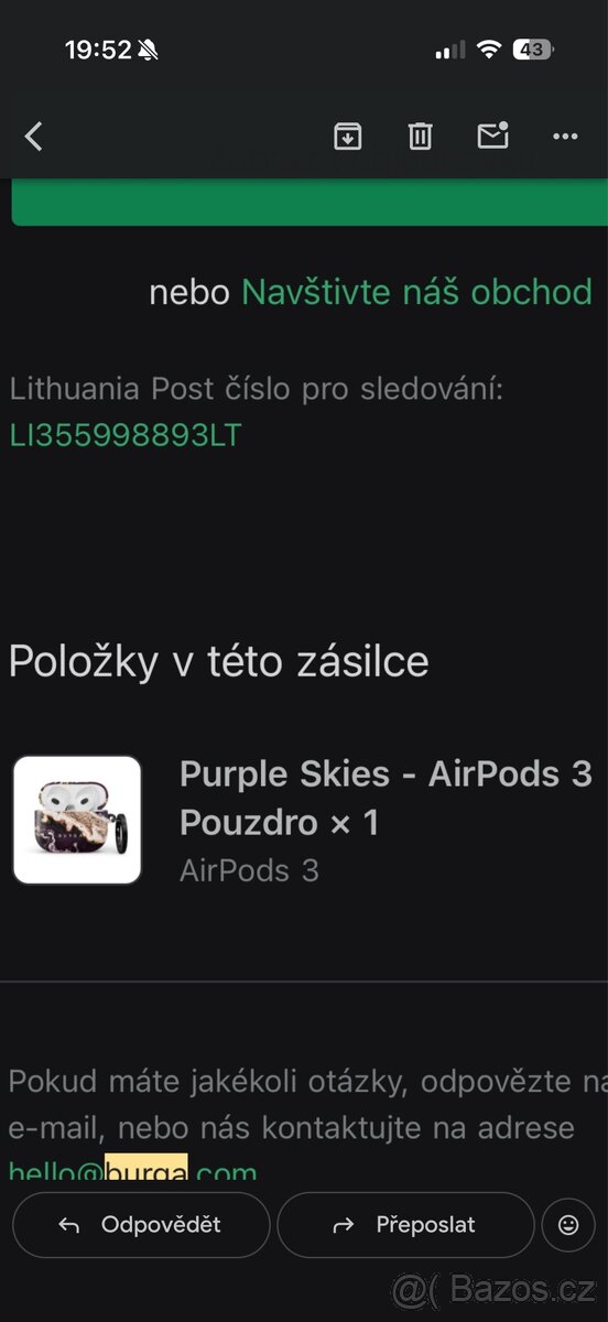 AirPods 3 pouzdro BURGA - 4
