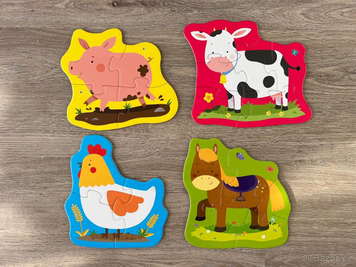 Dětské puzzle Trefl – Peppa Pig + Farma - 4