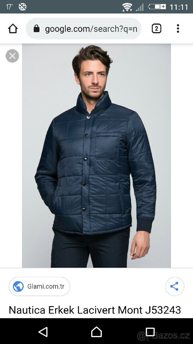 Pánská značková bunda Nautica vel S nová - 4