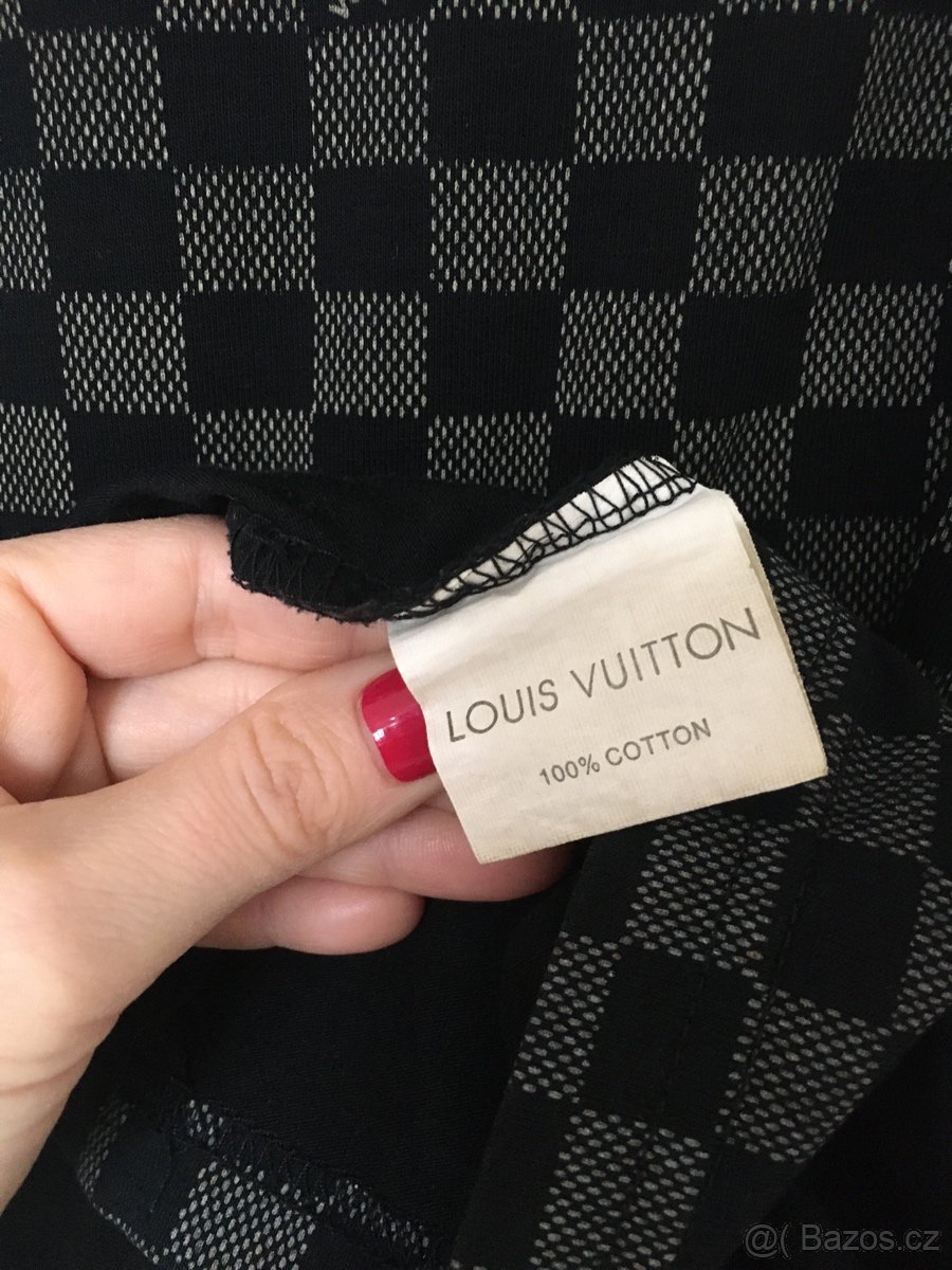 Triko LOUIS VUITTON - Damier Classic Noir - NOVÉ - 4