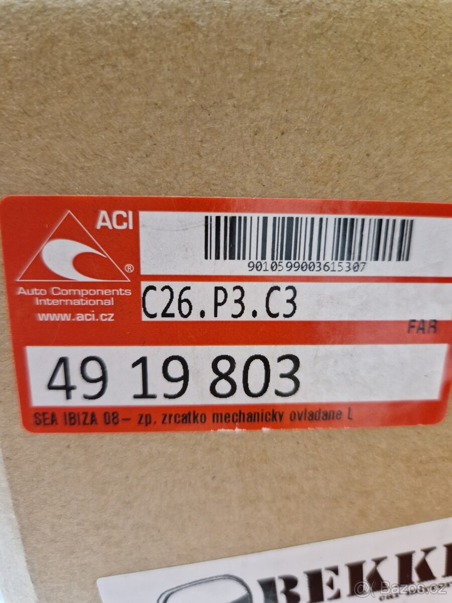 Zpětné zrcátko pro Seat Ibiza 08- - 4