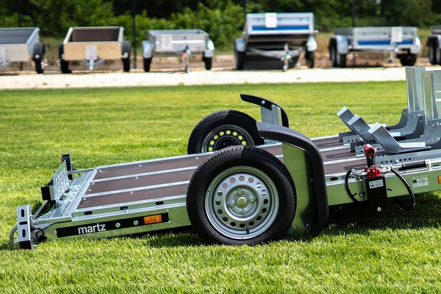 Prodám - přívěs na přepravu motocyklů značky Martz - 4