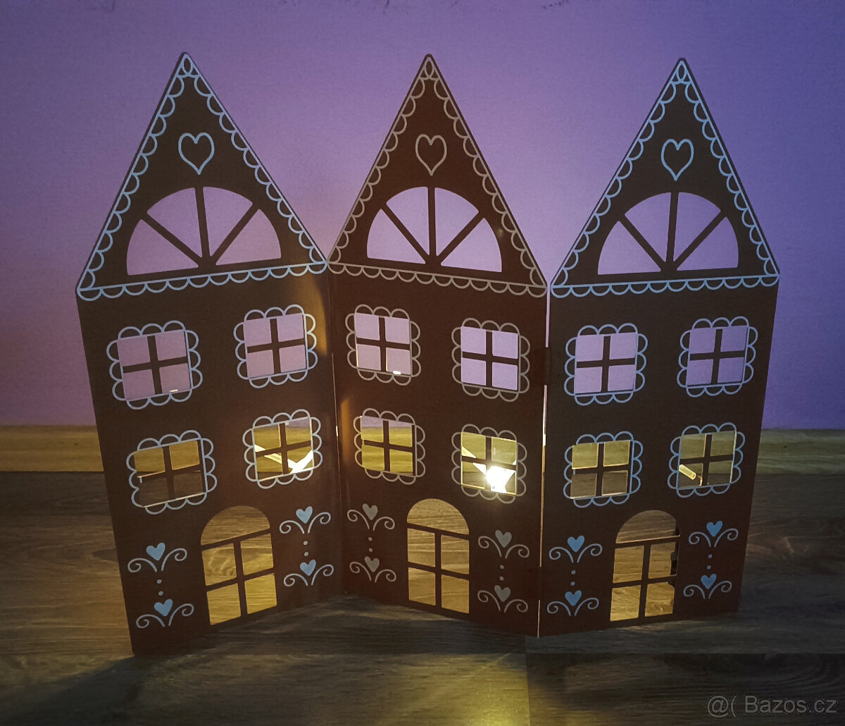 Kovové svítící domečky - 4