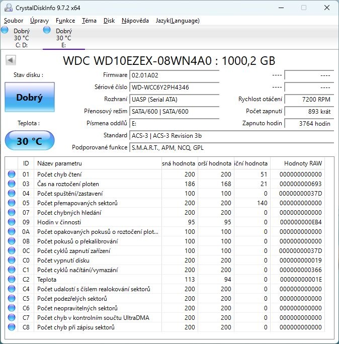 HDD 3,5" 1 TB SATA3 WD Blue & Seagate Barracuda - 4