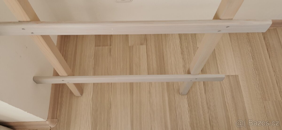 Dekorativní Věšák / žebřík, masiv - 4