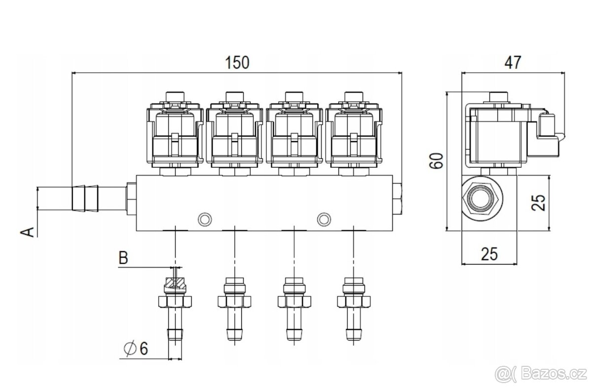 LPG lišta Valtek T30 - 4