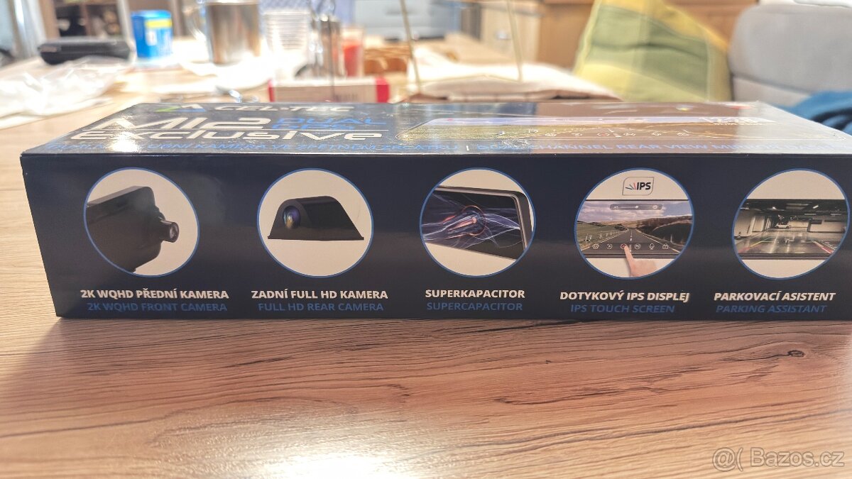 Auto kamera cel-tec M12 dual GPS - 4