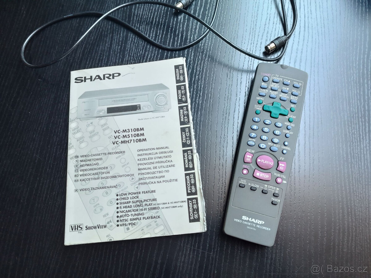 Video Sharp VC-M510 + zdarma 10 kazet - 4