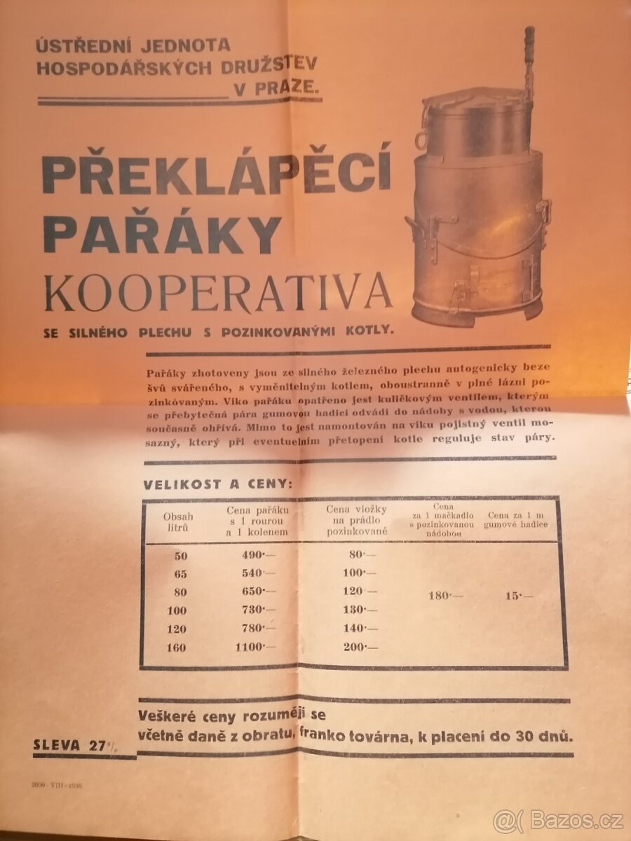 Staré reklamní prospekty - 4