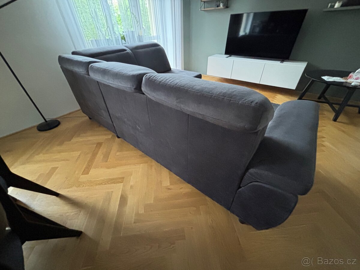 Rozkládací gauč s úložným prostorem - 4