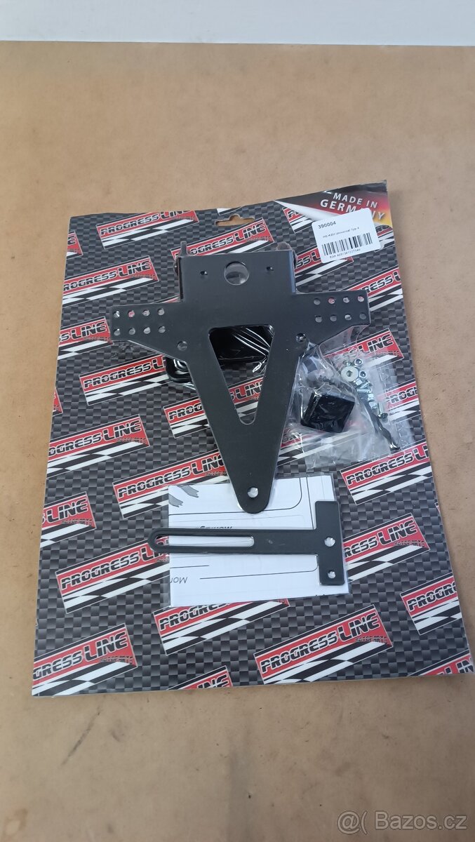 Držák SPZ nastavitelný, černý - 4