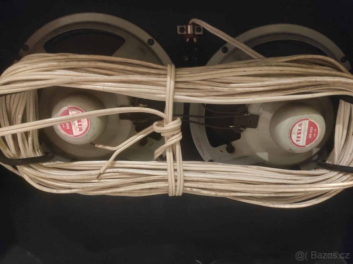 Reproduktory Tesla k promítačce Meopta - 4