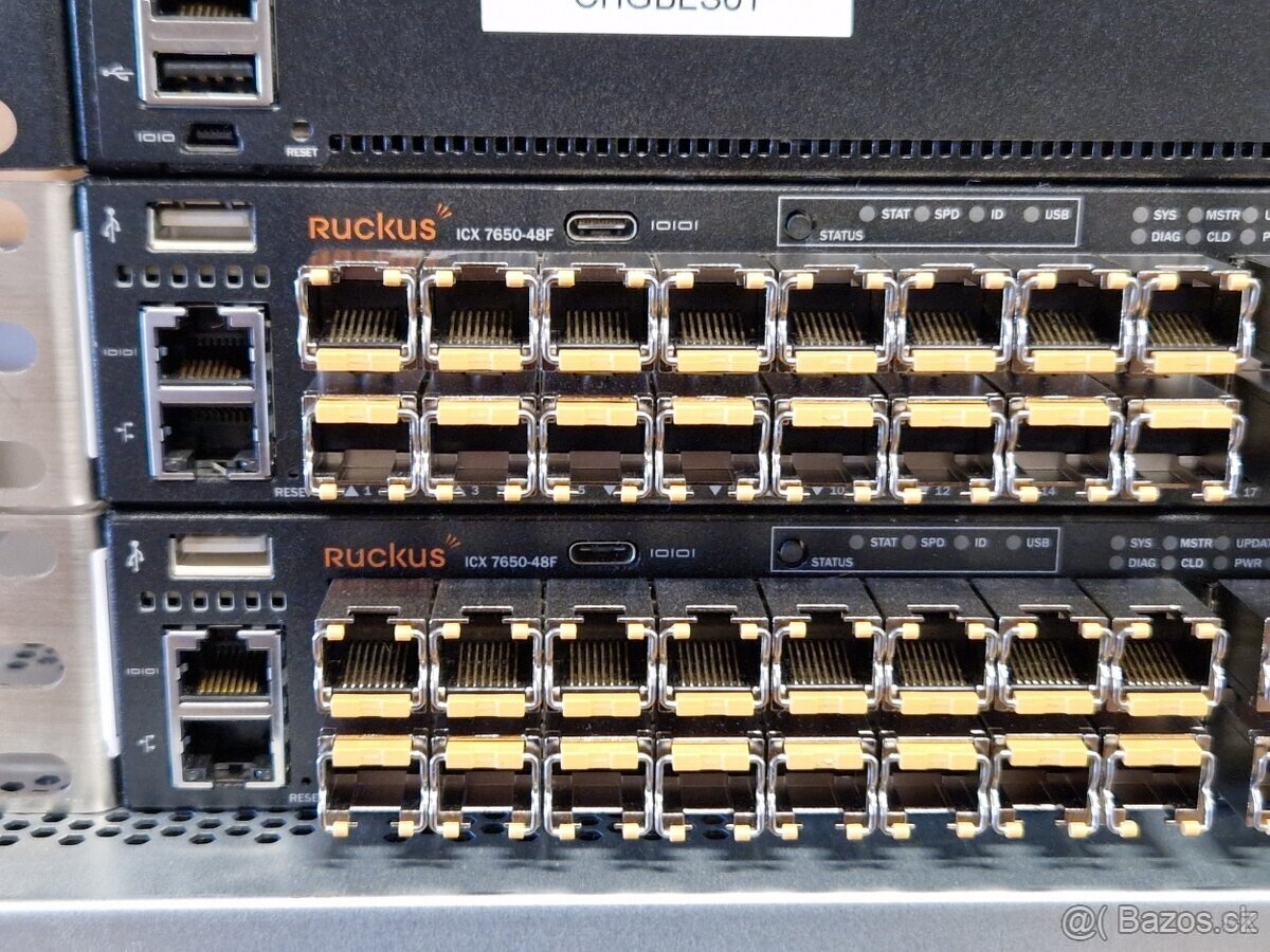 Juniper MX204 + 2x ICX 7650-48F + 7450-24 - 4