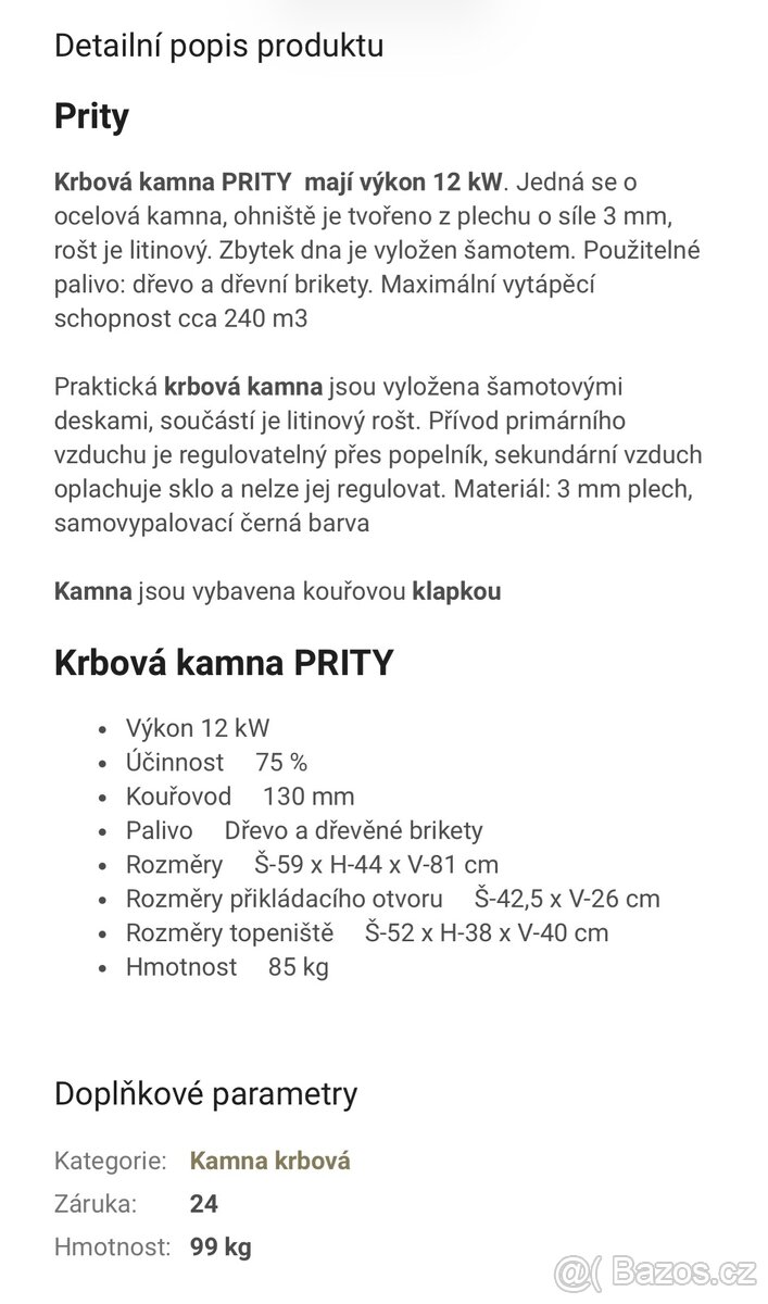 Krbová kamna - 4