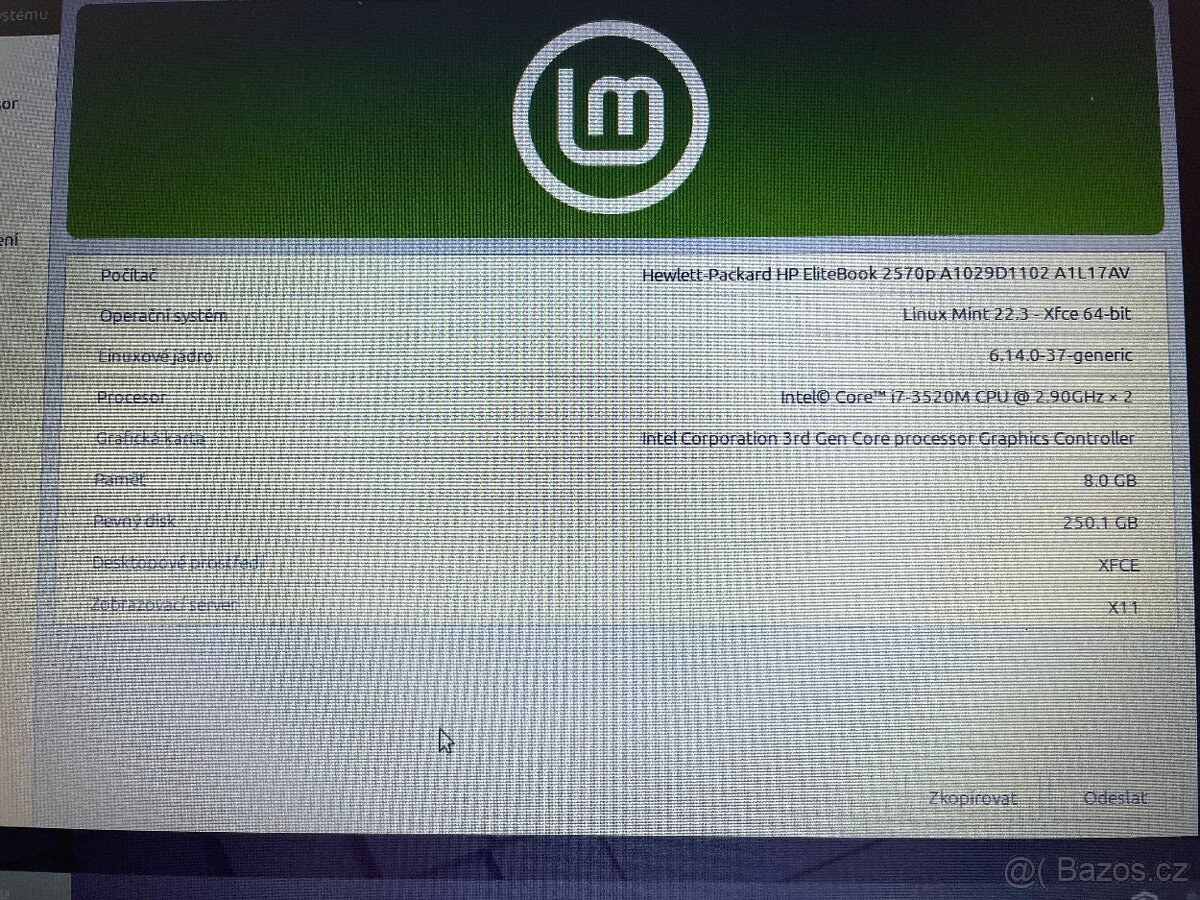 notebook HP EliteBook 2570p - 4