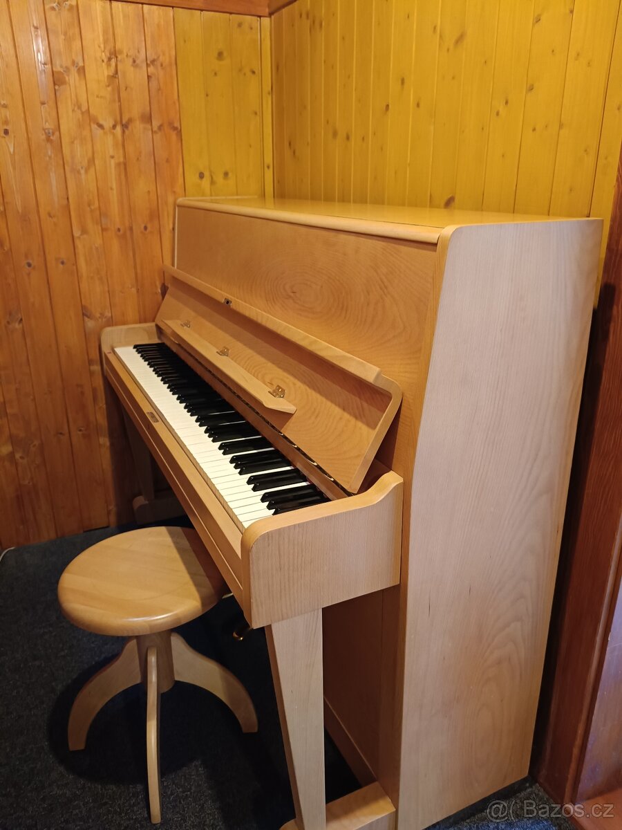Piano, pianino, tradiční česká značka Scholze - 4