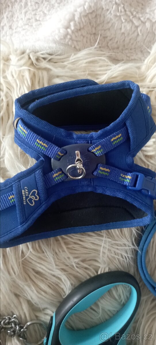 Flexi vodítko 5 m+postroj,obojky - 4