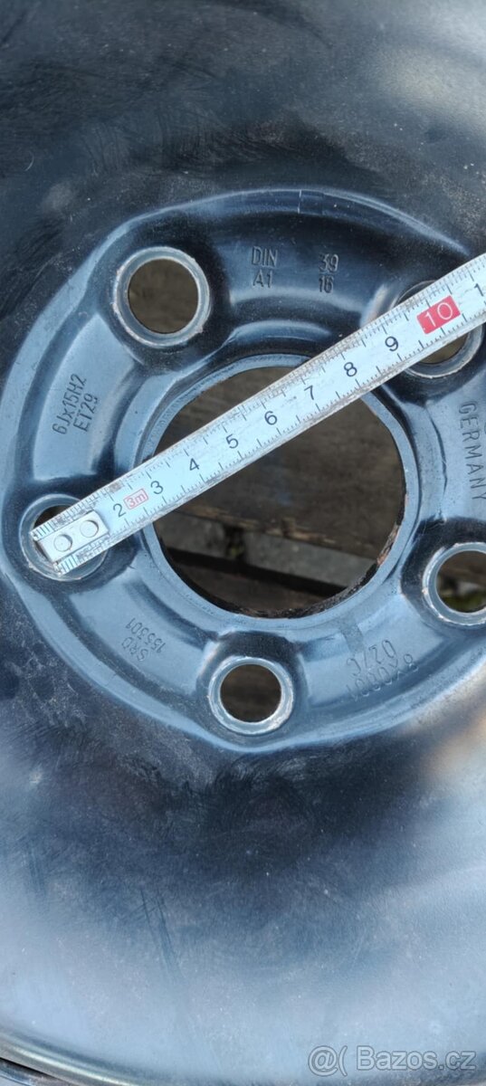 Plechová kola R15 - 5x100 - 4