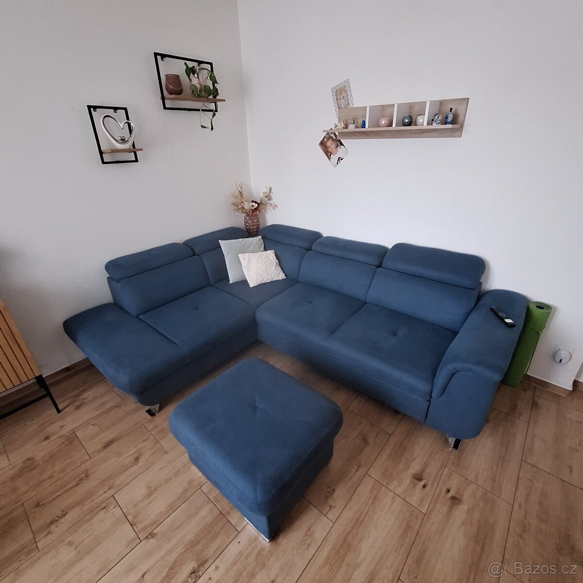 Rohová rozkládací sedací souprava - 4