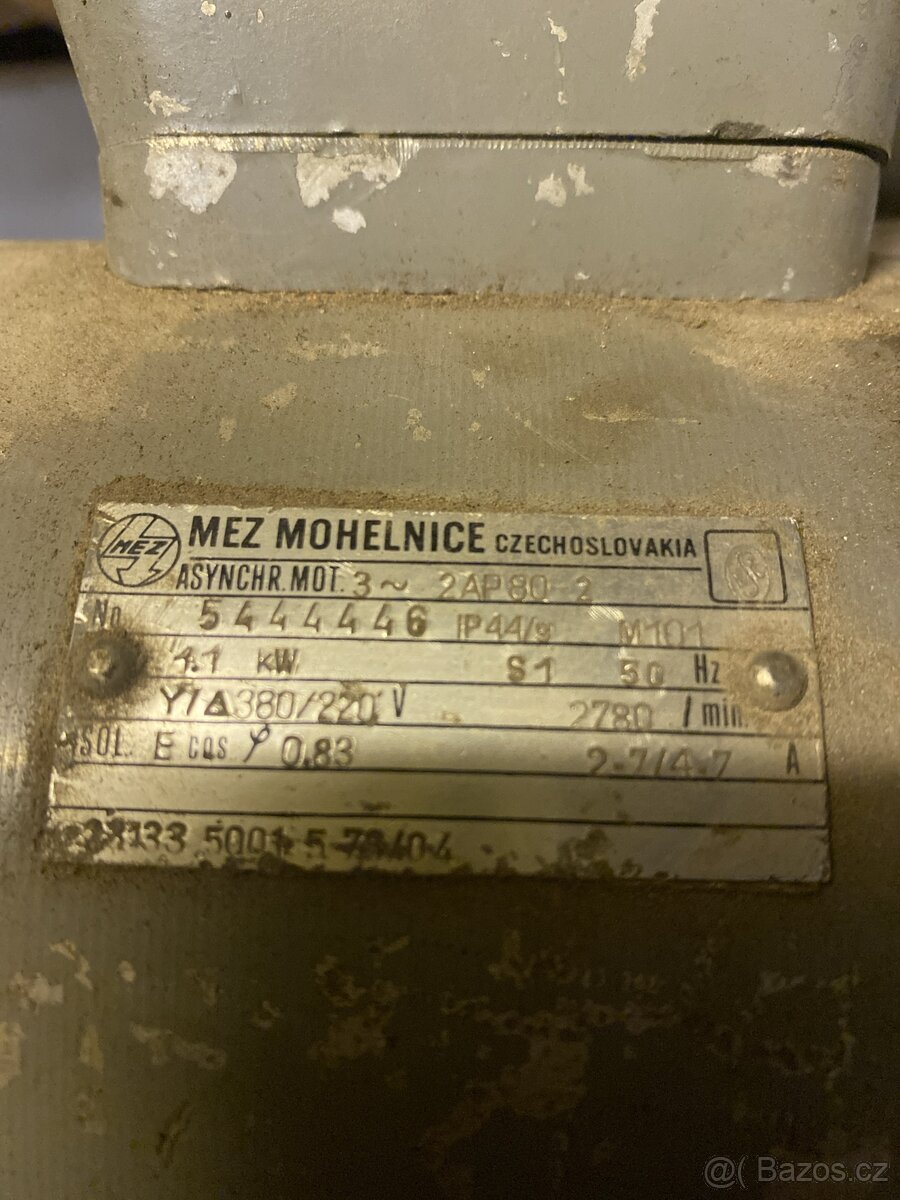 Asynchronní elektro motor mez 2ap80-2 - 4