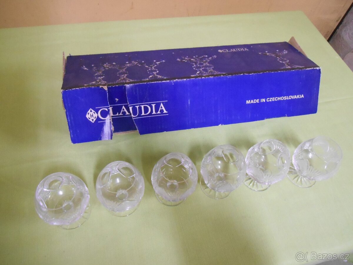 Sada broušených skleniček 200ml - 4