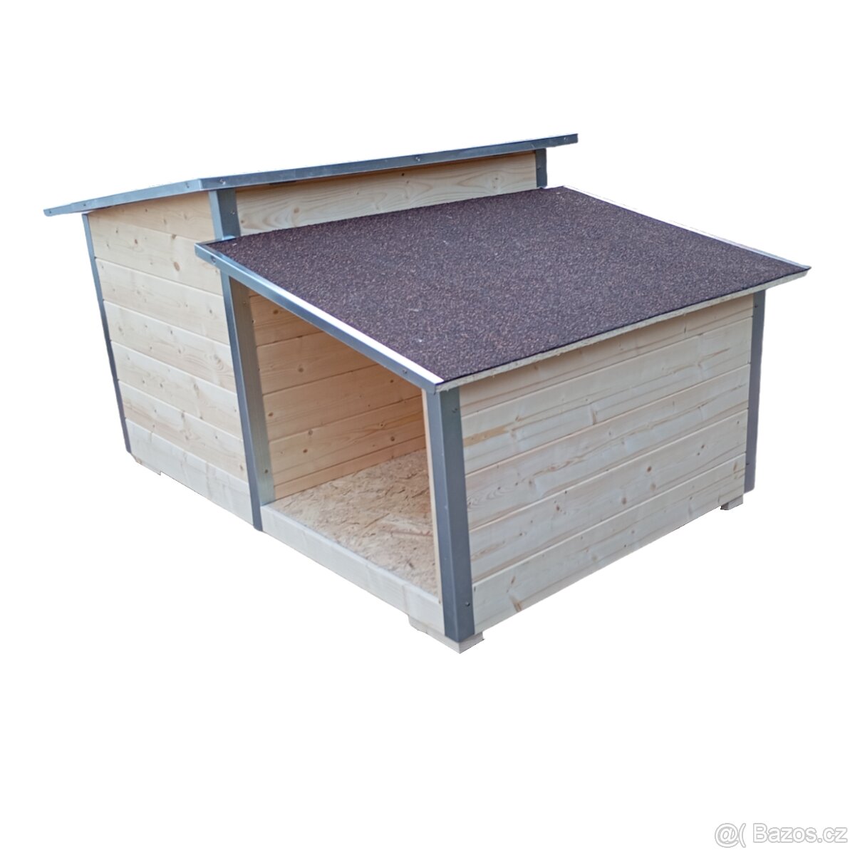 Bouda pro psa s terasou Premium, 6 velikostí - 4