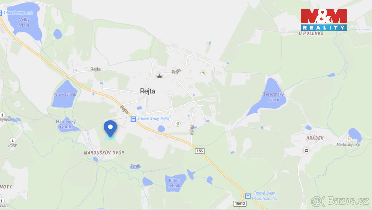 Prodej pozemku, 4129 m², Trhové Sviny - 4