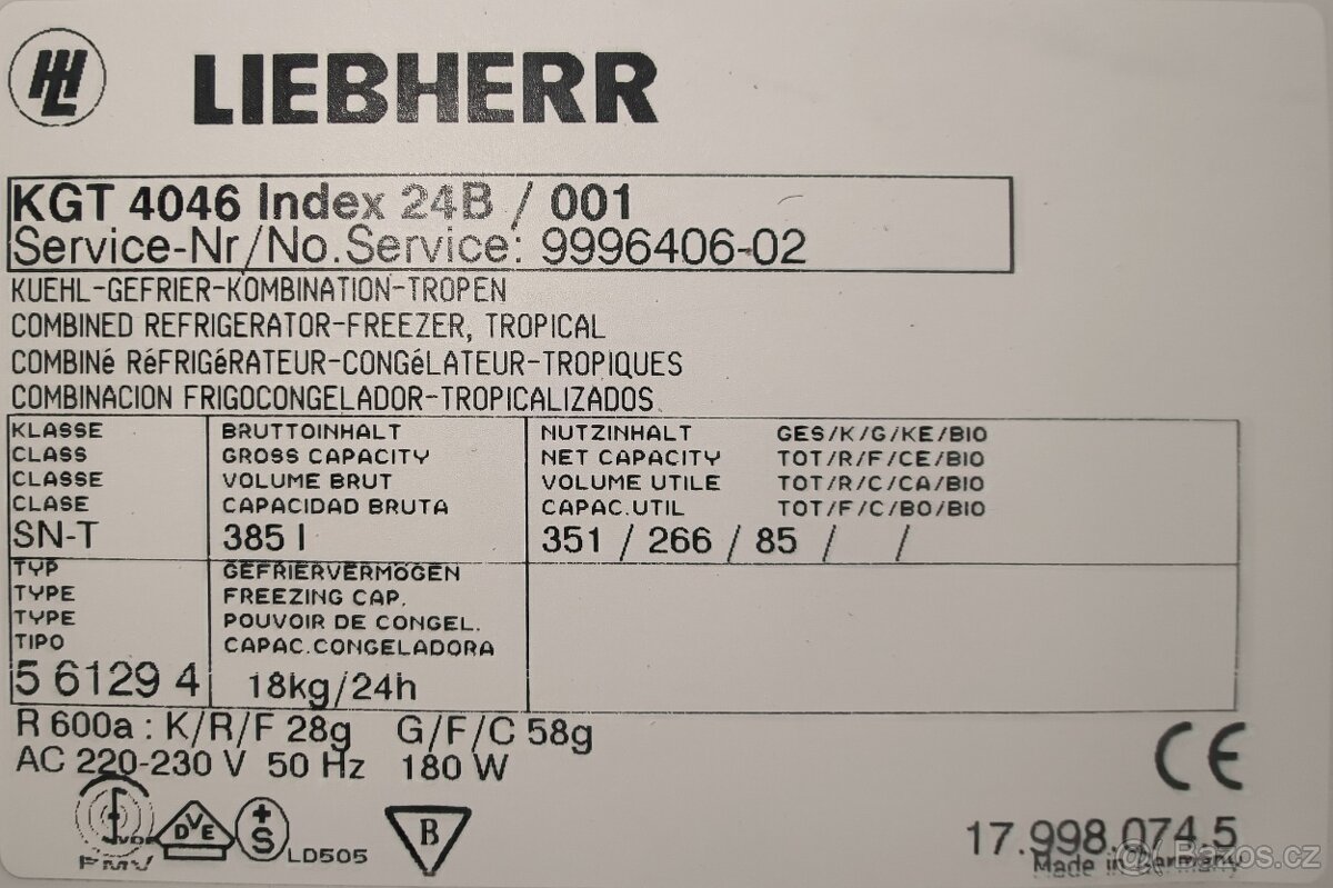 Lednička s mrazákem prodej - 4