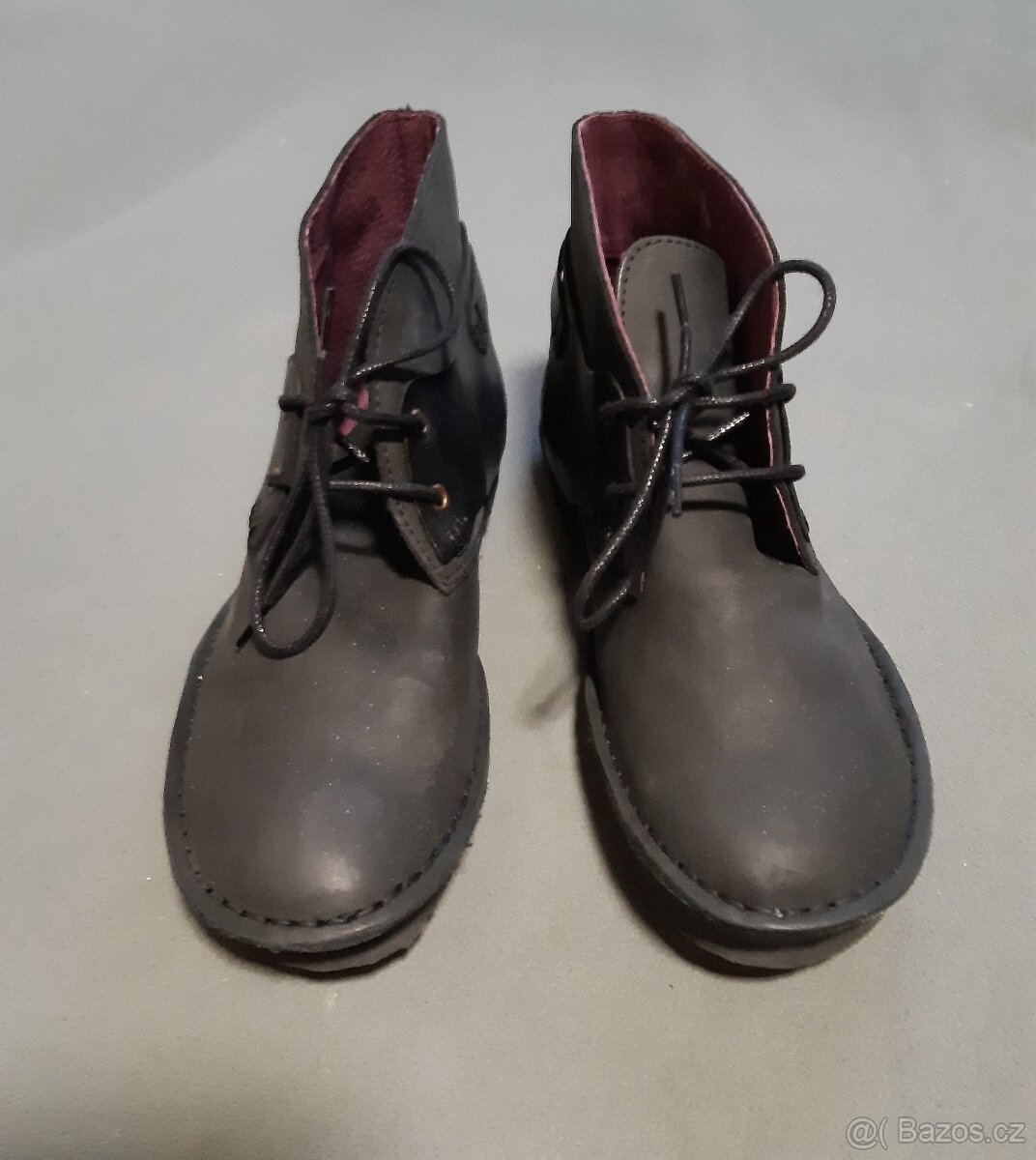 kožené kotníkové boty - 4