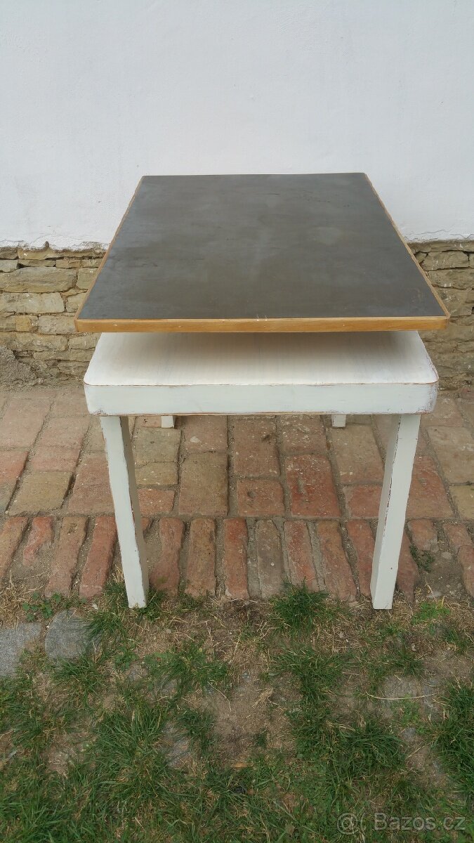 Krásný starožitný kuchyňský stůl - 4