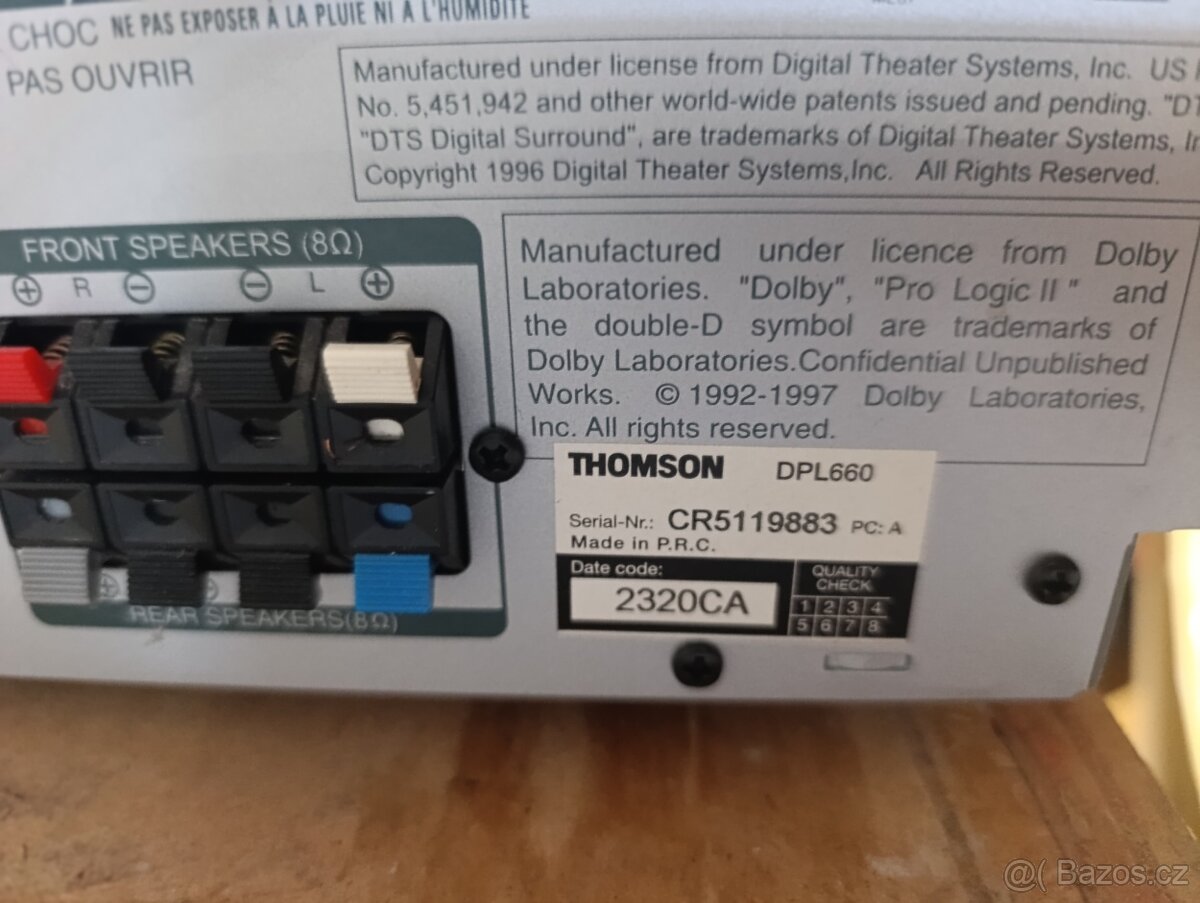 Zesilovač Thomson dpl 660 - 4