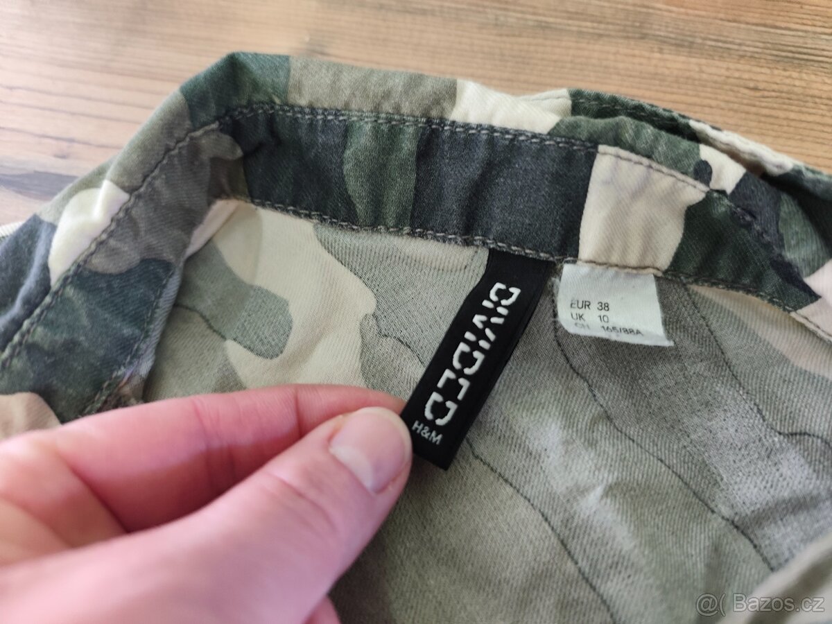 Khaki košile divided S 36 maskáčová - 4