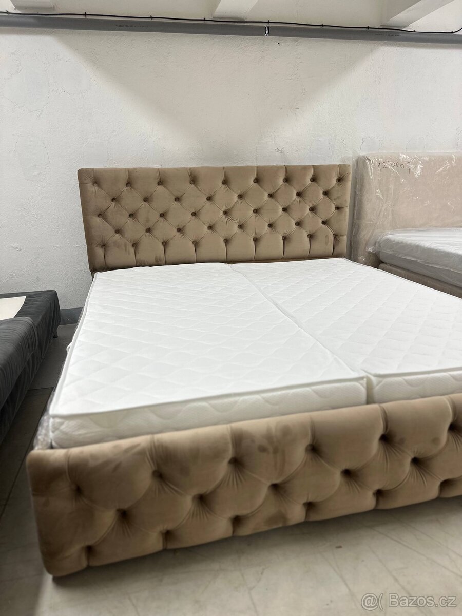 Čalouněná manželská postel 180×200 – NOVÁ - 4