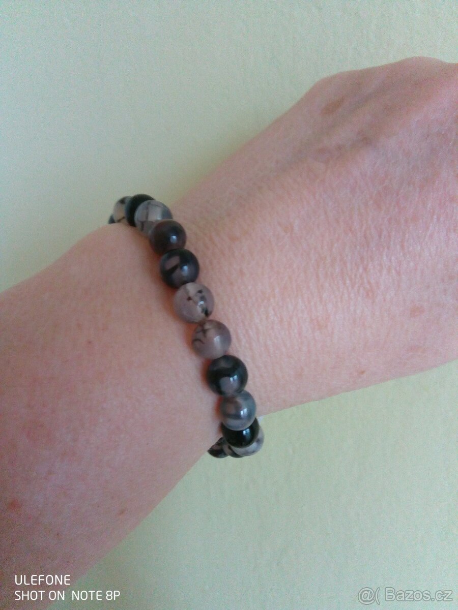 Náramek z minerálů 1 - 4
